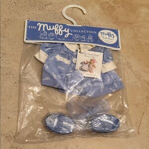 NWT Vintage The Muffy Collection Signature Blue Dress